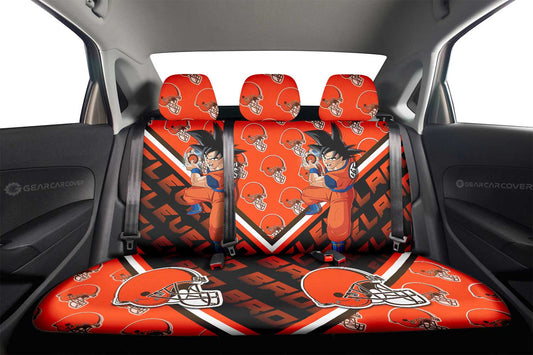 Cleveland Browns Car Back Seat Covers Custom Car Accessories For Fans - Gearcarcover - 2