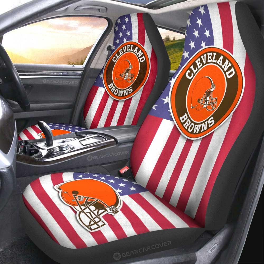 Cleveland Browns Car Seat Covers Custom Car Decor Accessories - Gearcarcover - 2
