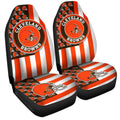 Cleveland Browns Car Seat Covers Custom US Flag Style - Gearcarcover - 3