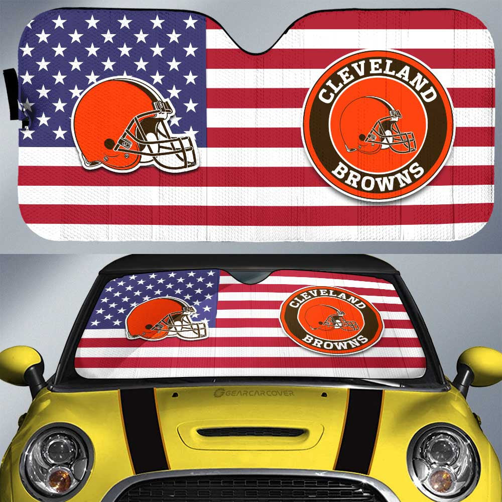 Cleveland Browns Car Sunshade Custom Car Decor Accessories - Gearcarcover - 1