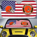 Cleveland Browns Car Sunshade Custom Car Decor Accessories - Gearcarcover - 1