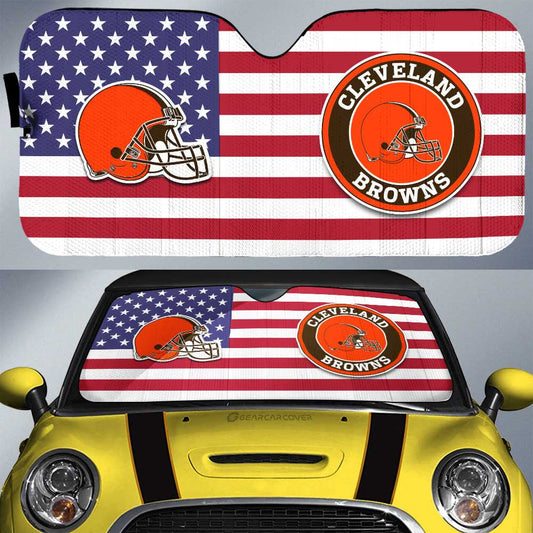 Cleveland Browns Car Sunshade Custom Car Decor Accessories - Gearcarcover - 1