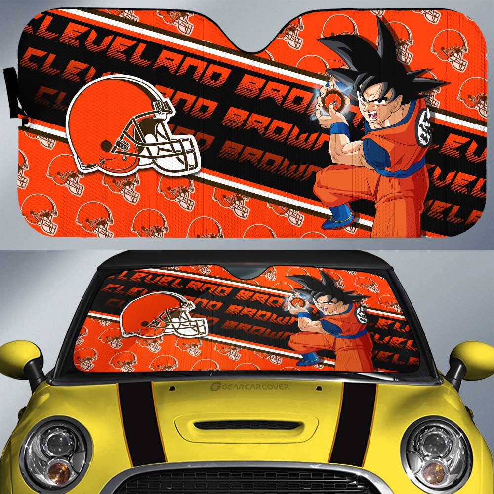 Cleveland Browns Car Sunshade Custom Car Interior Accessories - Gearcarcover - 1