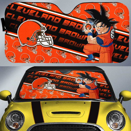 Cleveland Browns Car Sunshade Custom Car Interior Accessories - Gearcarcover - 1