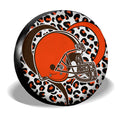 Cleveland Browns Spare Tire Cover Custom For Fans - Gearcarcover - 3