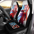 Code 002 Zero Two Car Seat Covers Custom Anime Darling In The Franxx Car Accessories - Gearcarcover - 2