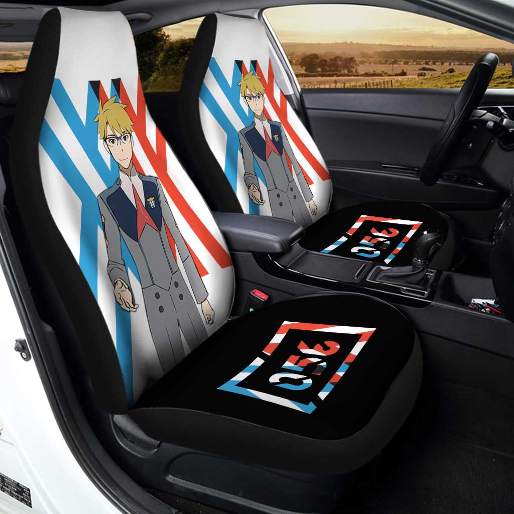 Code 056 Gorou Car Seat Covers Custom Darling In The Franxx Anime Car Accessories - Gearcarcover - 2