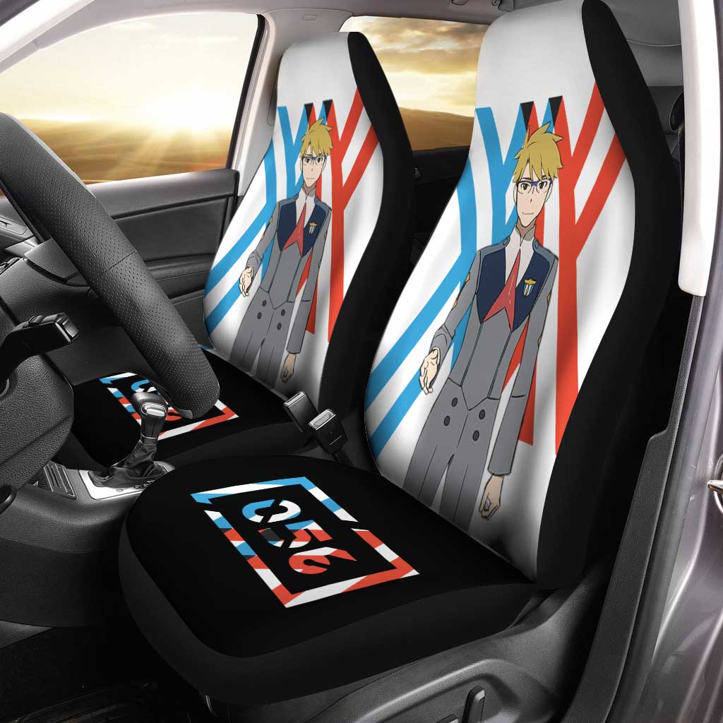 Code 056 Gorou Car Seat Covers Custom Darling In The Franxx Anime Car Accessories - Gearcarcover - 1