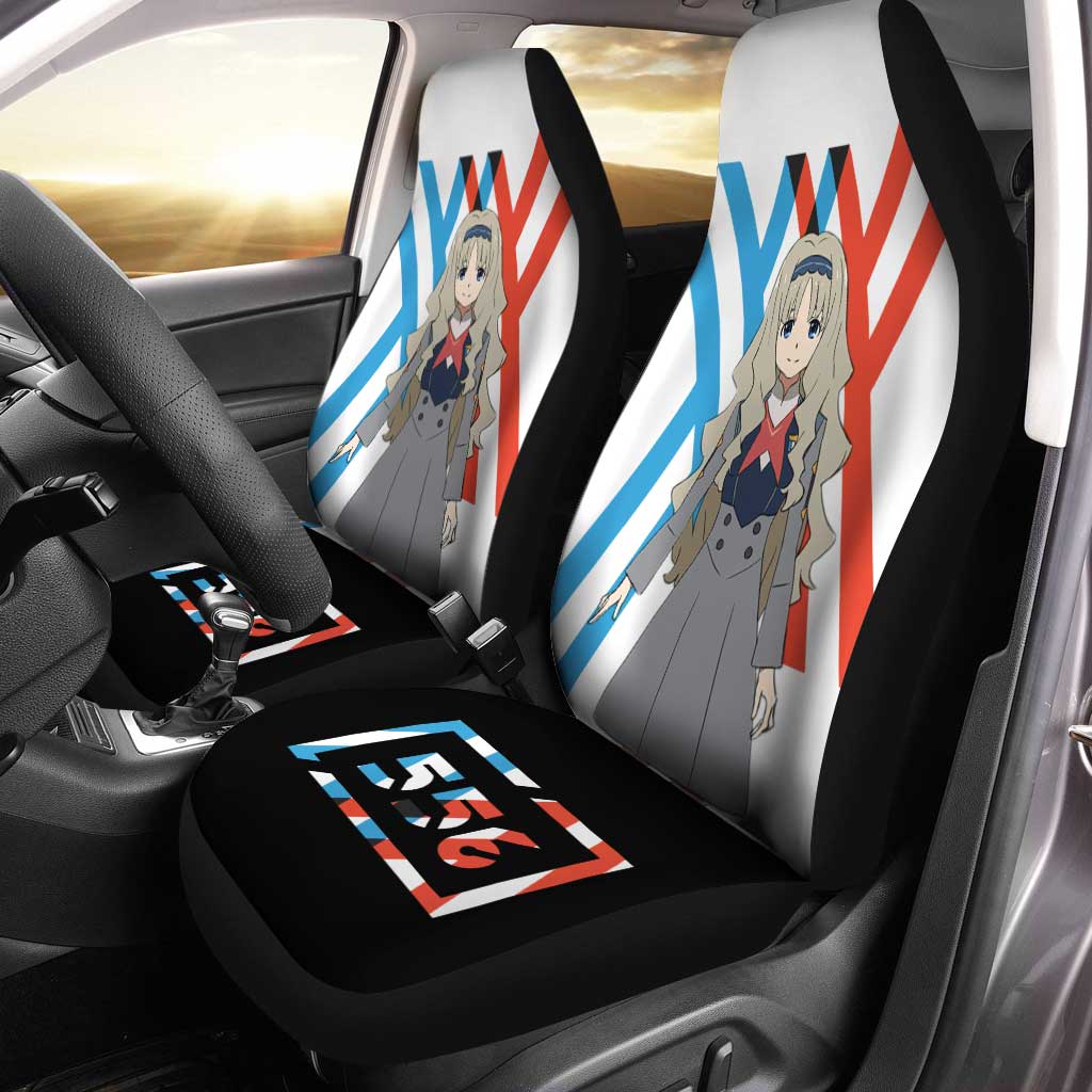Code 556 Kokoro Car Seat Covers Custom Darling In The Franxx Anime Car Accessories - Gearcarcover - 1