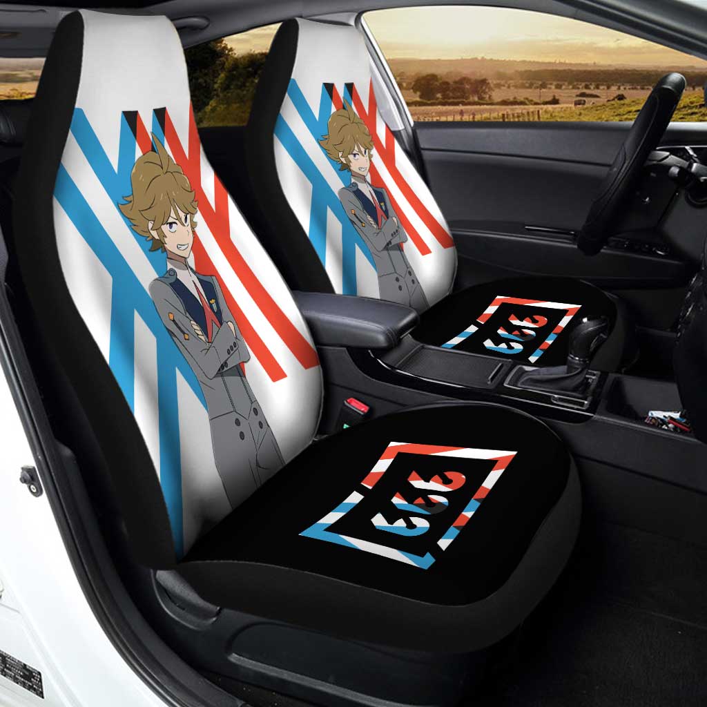 Code 666 Zorome Car Seat Covers Custom Darling In The Franxx Anime Car Accessories - Gearcarcover - 2