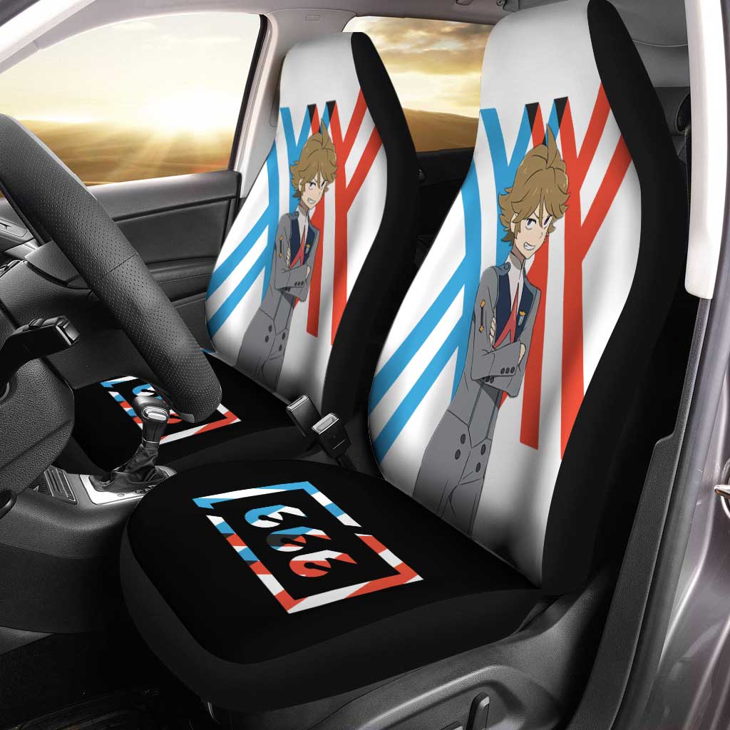 Code 666 Zorome Car Seat Covers Custom Darling In The Franxx Anime Car Accessories - Gearcarcover - 1
