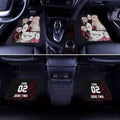 Code:002 Zero Two Car Floor Mats Custom DARLING In The FRANXX Anime For Anime Fans - Gearcarcover - 3