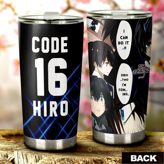 Code:016 Hiro Tumbler Cup Custom DARLING In The FRANXX Anime For Anime Fans - Gearcarcover - 1