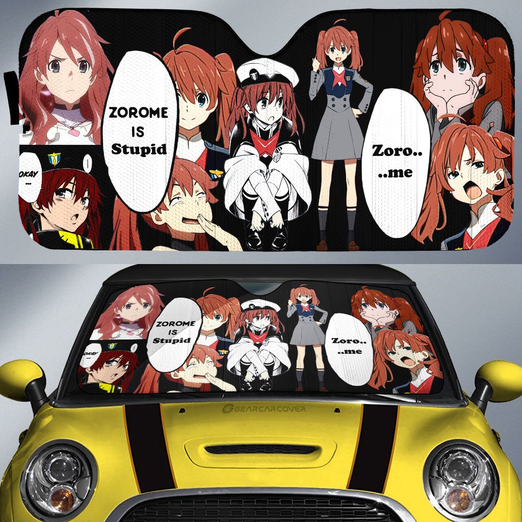 Code:390 Miku Car Sunshade Custom DARLING In The FRANXX Anime Car Accessories - Gearcarcover - 1
