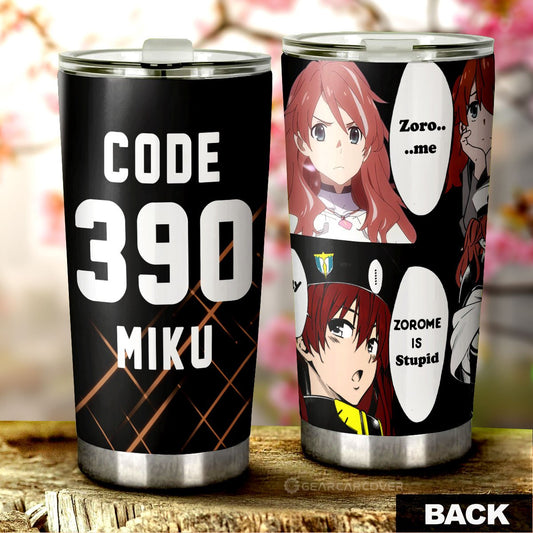 Code:390 Miku Tumbler Cup Custom DARLING In The FRANXX Anime Car Accessories - Gearcarcover - 1