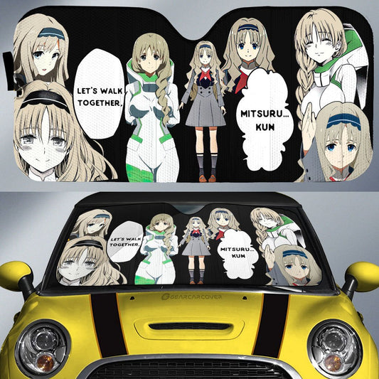 Code:556 Kokoro Car Sunshade Custom DARLING In The FRANXX Anime Car Accessories - Gearcarcover - 1