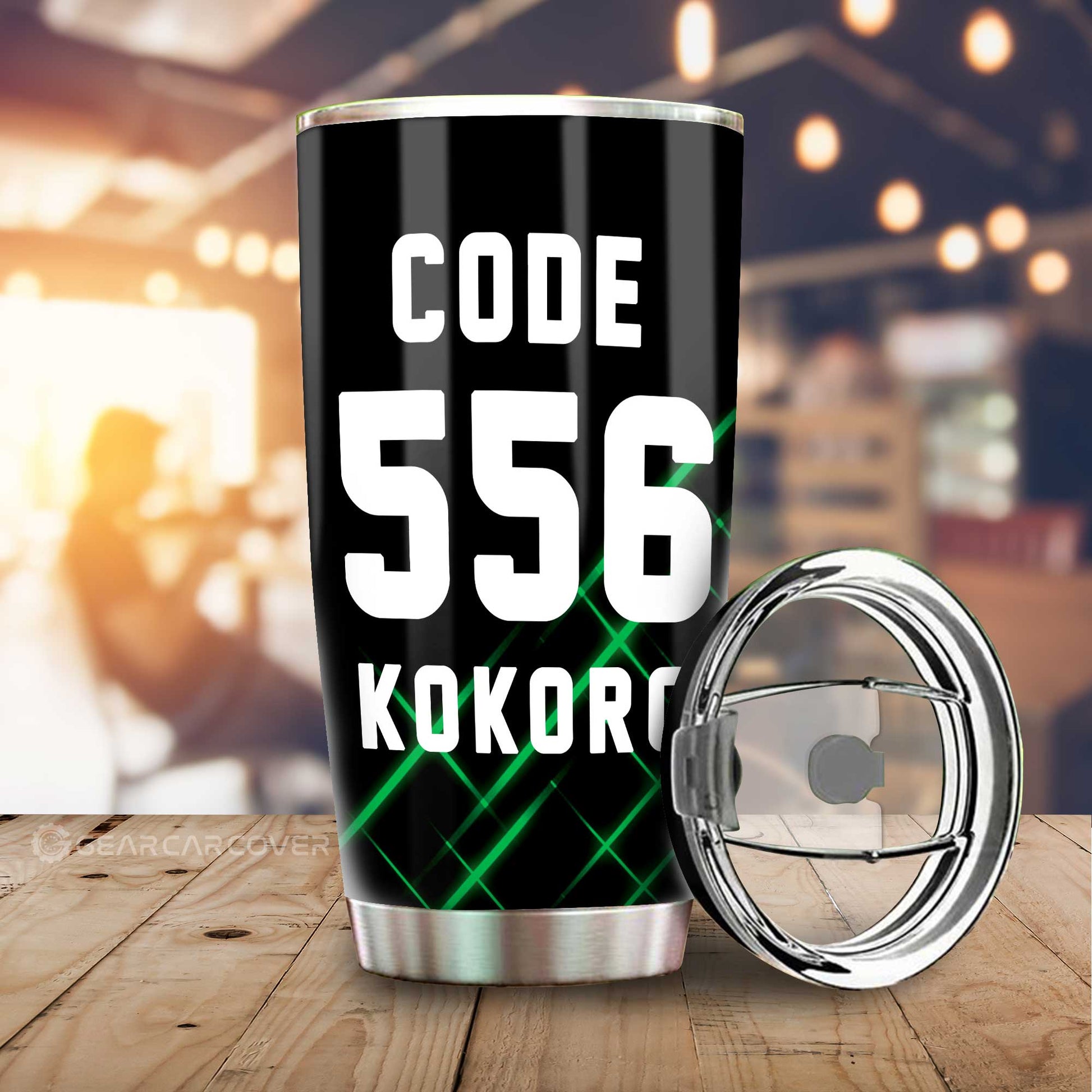 Code:556 Kokoro Tumbler Cup Custom DARLING In The FRANXX Anime Car Accessories - Gearcarcover - 2