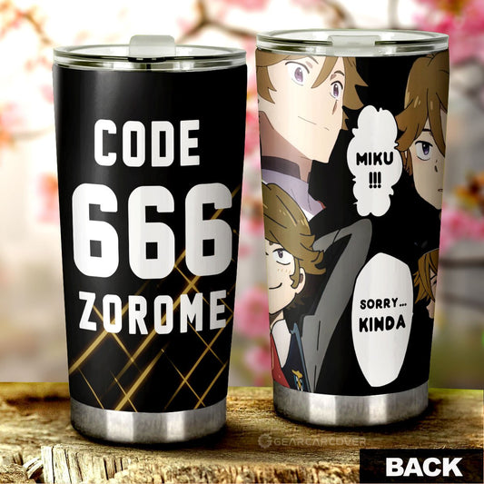 Code:666 Zorome Tumbler Cup Custom DARLING In The FRANXX Anime Car Accessories - Gearcarcover - 2