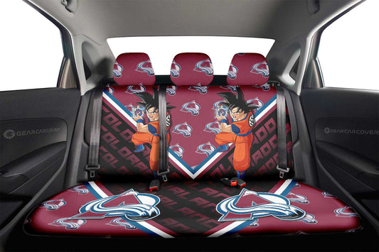 Colorado Avalanche Car Back Seat Cover Custom Car Decorations For Fans - Gearcarcover - 2