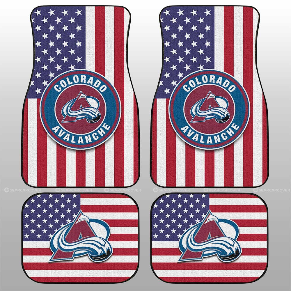 Colorado Avalanche Car Floor Mats Custom Car Accessories - Gearcarcover - 1