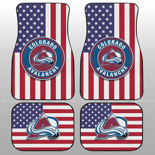 Colorado Avalanche Car Floor Mats Custom Car Accessories - Gearcarcover - 1