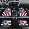 Colorado Avalanche Car Floor Mats Custom US Flag Style - Gearcarcover - 2