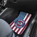 Colorado Avalanche Car Floor Mats Custom US Flag Style - Gearcarcover - 3