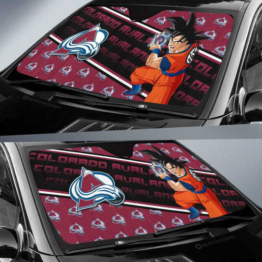 Colorado Avalanche Car Sunshade Custom Car Decorations For Fans - Gearcarcover - 2