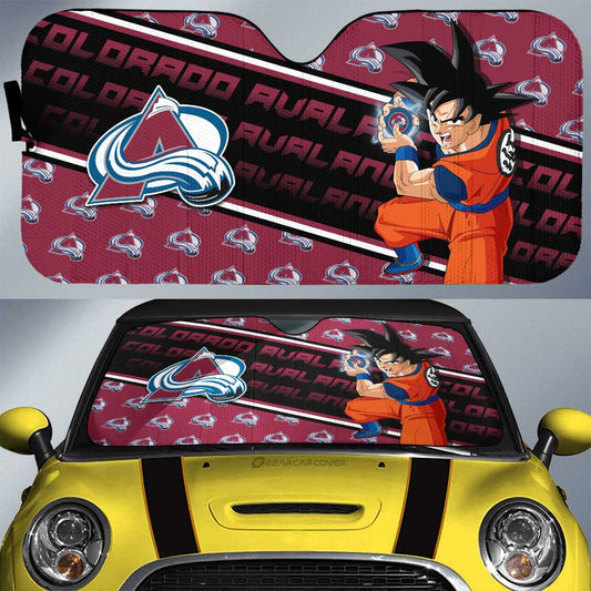 Colorado Avalanche Car Sunshade Custom Car Decorations For Fans - Gearcarcover - 1