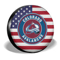 Colorado Avalanche Spare Tire Covers Custom US Flag Style - Gearcarcover - 3