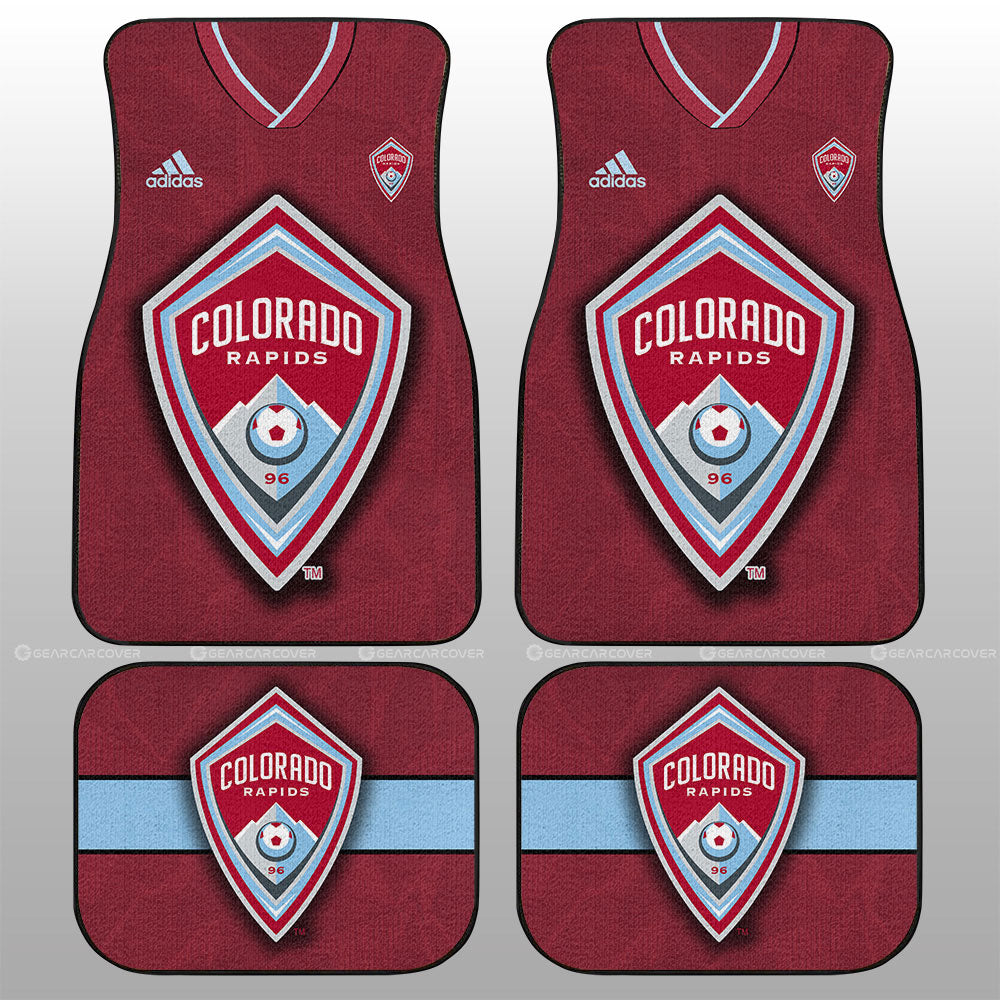 Colorado Rapids Car Floor Mats Custom Car Accessories For Fans - Gearcarcover - 1