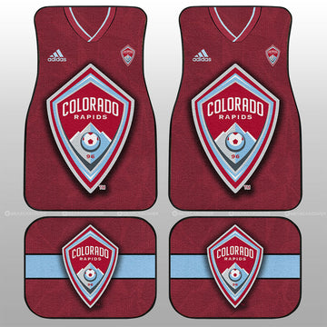 Colorado Rapids Car Floor Mats Custom Car Accessories For Fans - Gearcarcover - 1