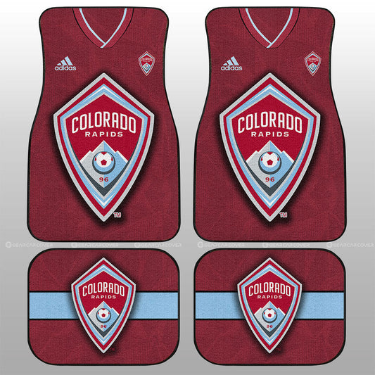 Colorado Rapids Car Floor Mats Custom Car Accessories For Fans - Gearcarcover - 1