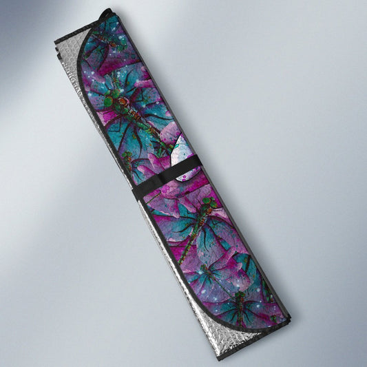 Colorful Dragonfly Car Sunshade Custom Colorful Car Accessories - Gearcarcover - 2