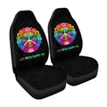 Colorful Flower Peace Car Seat Covers Get Your Happy On - Gearcarcover - 3