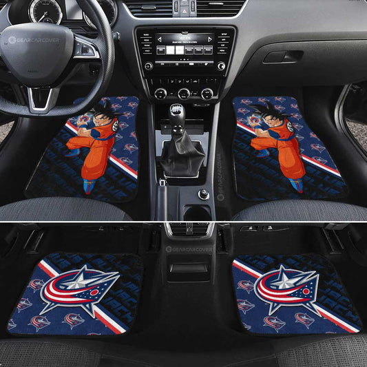 Columbus Blue Jackets Car Floor Mats Custom Car Decorations For Fans - Gearcarcover - 2