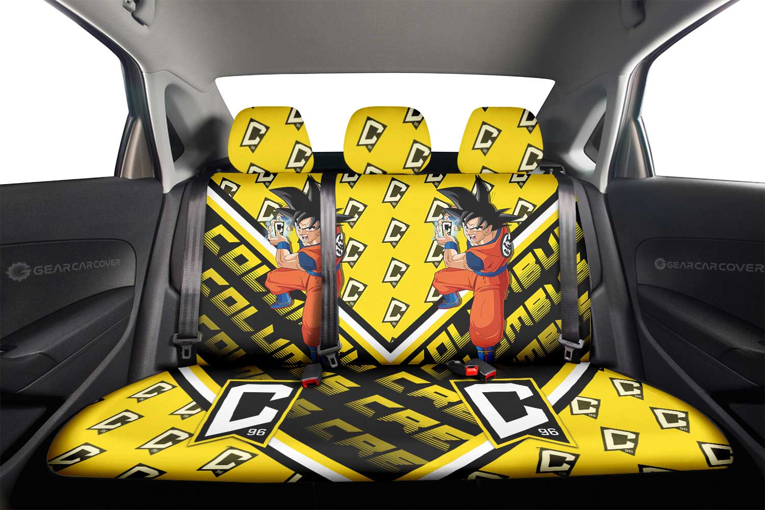 Columbus Crew Car Back Seat Covers Custom Car Accessories For Fans - Gearcarcover - 2