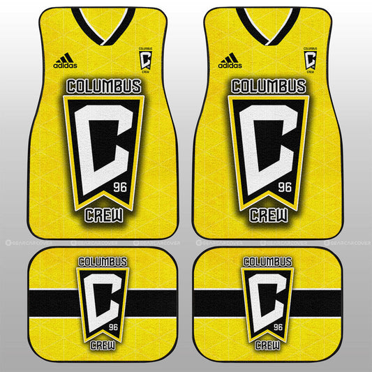 Columbus Crew Car Floor Mats Custom Car Accessories For Fans - Gearcarcover - 1