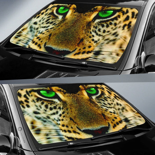 Cool Cheetah Car Sunshade Custom Cheetah Car Accessories - Gearcarcover - 2