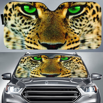 Cool Cheetah Car Sunshade Custom Cheetah Car Accessories - Gearcarcover - 1