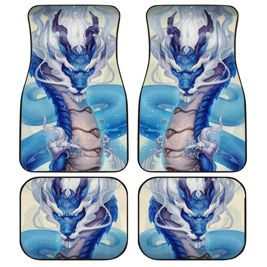 Cool Dragon Car Floor Mats Custom Legendary Creature Car Accessories Gift Idea - Gearcarcover - 1