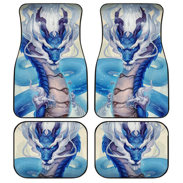 Cool Dragon Car Floor Mats Custom Legendary Creature Car Accessories Gift Idea - Gearcarcover - 1