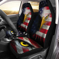 Cool Eye Eagle Car Seat Covers Custom American Flag Car Accessories - Gearcarcover - 2