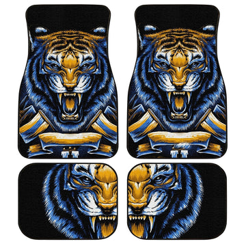Cool Roaring Tiger Car Floor Mats Custom Cool Car Accessories Best Gift Idea For Dad - Gearcarcover - 1