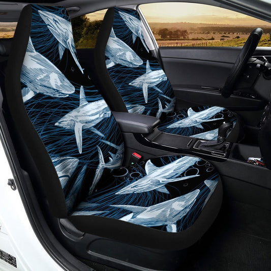 Cool Sharks Car Seat Covers Custom Shark Car Accessories - Gearcarcover - 2