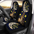 Coolest German Shepherd Dad Car Seat Covers Custom I Love You To The Moon And Back Car Accessories - Gearcarcover - 2