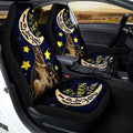 Coolest German Shepherd Dad Car Seat Covers Custom I Love You To The Moon And Back Car Accessories - Gearcarcover - 3