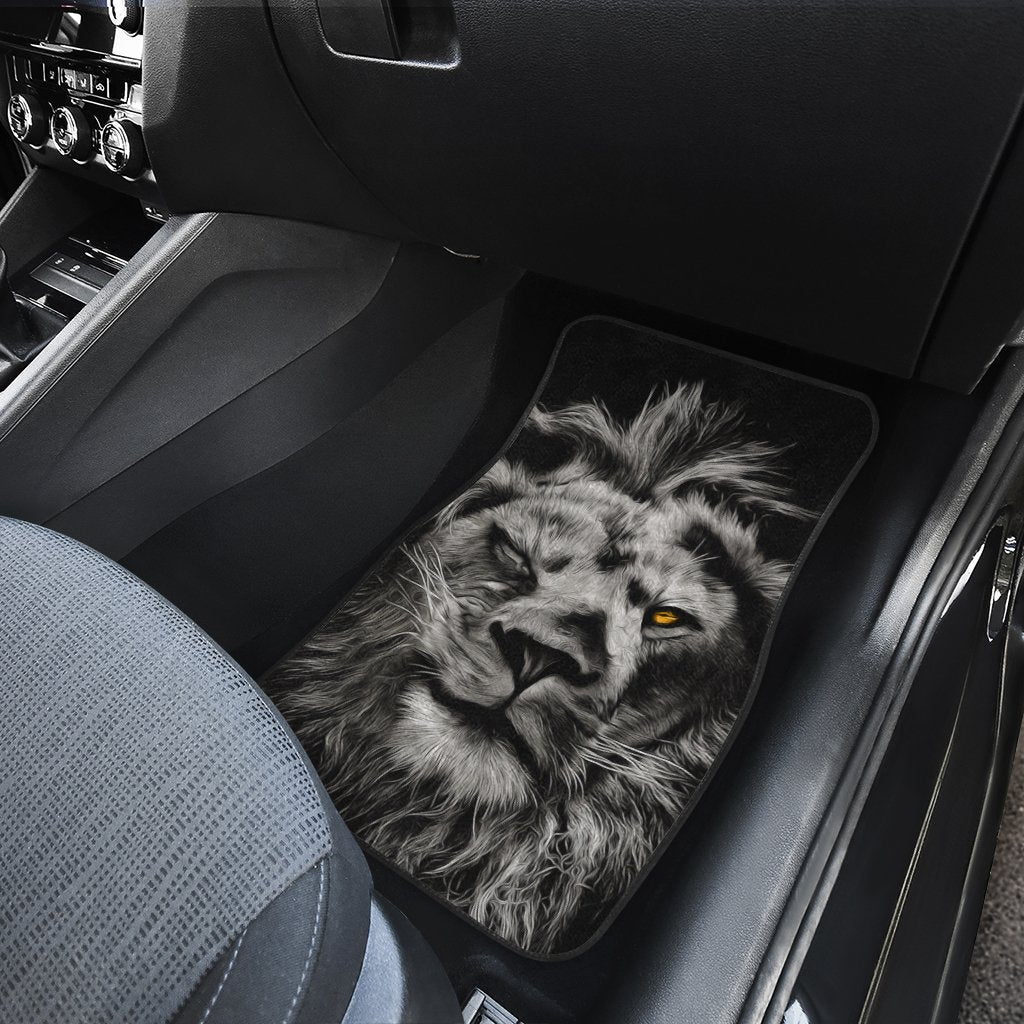 Coolest Lion Car Floor Mats Custom Car Accessories Cool - Gearcarcover - 4
