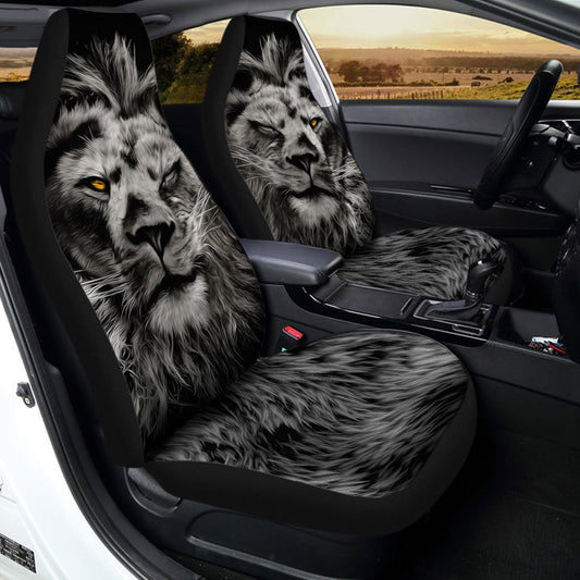 Coolest Lion Car Seat Covers Gift For Dad - Gearcarcover - 2