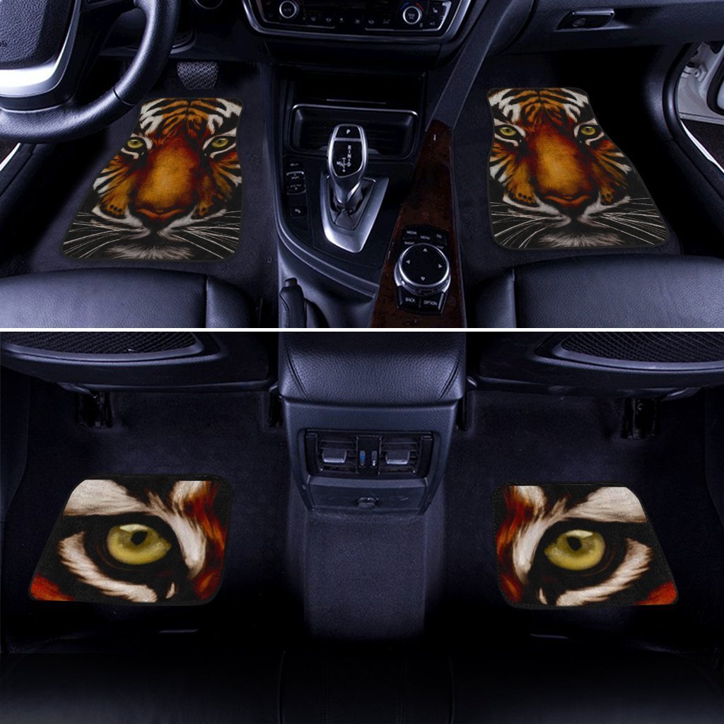 Coolest Tiger Car Floor Mats Custom Car Accessories - Gearcarcover - 2